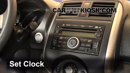 2013 Nissan Versa 1.6 SL 1.6L 4 Cyl. Clock Set Clock